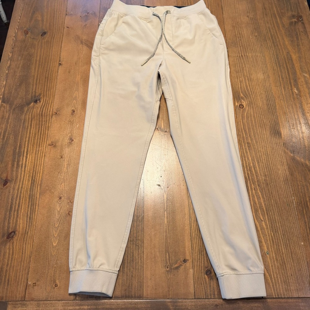 Bird Dogs Joggers Mens Large Khaki BoomStick Golf Lined Pants Training Gym